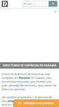 Mobile Screenshot of directorio-panama.com
